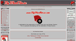Desktop Screenshot of mywheelhorse.com